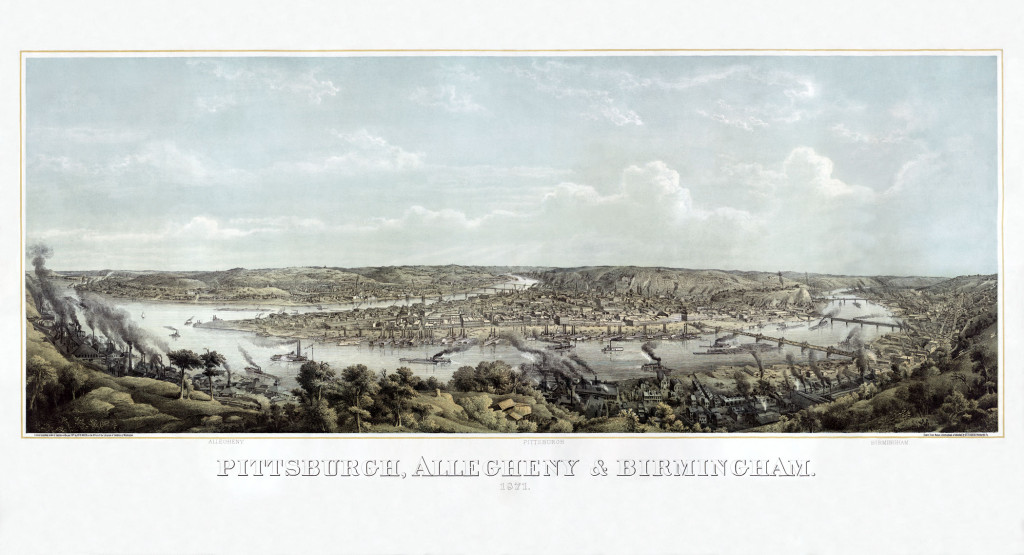 1871 - Birmingham, PA in lower right. From the US Library of Congress